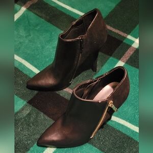 WOMENS LIMELIGHT ANKLE BOOT HIGH HEEL STILETTO BLACK SIZE 7